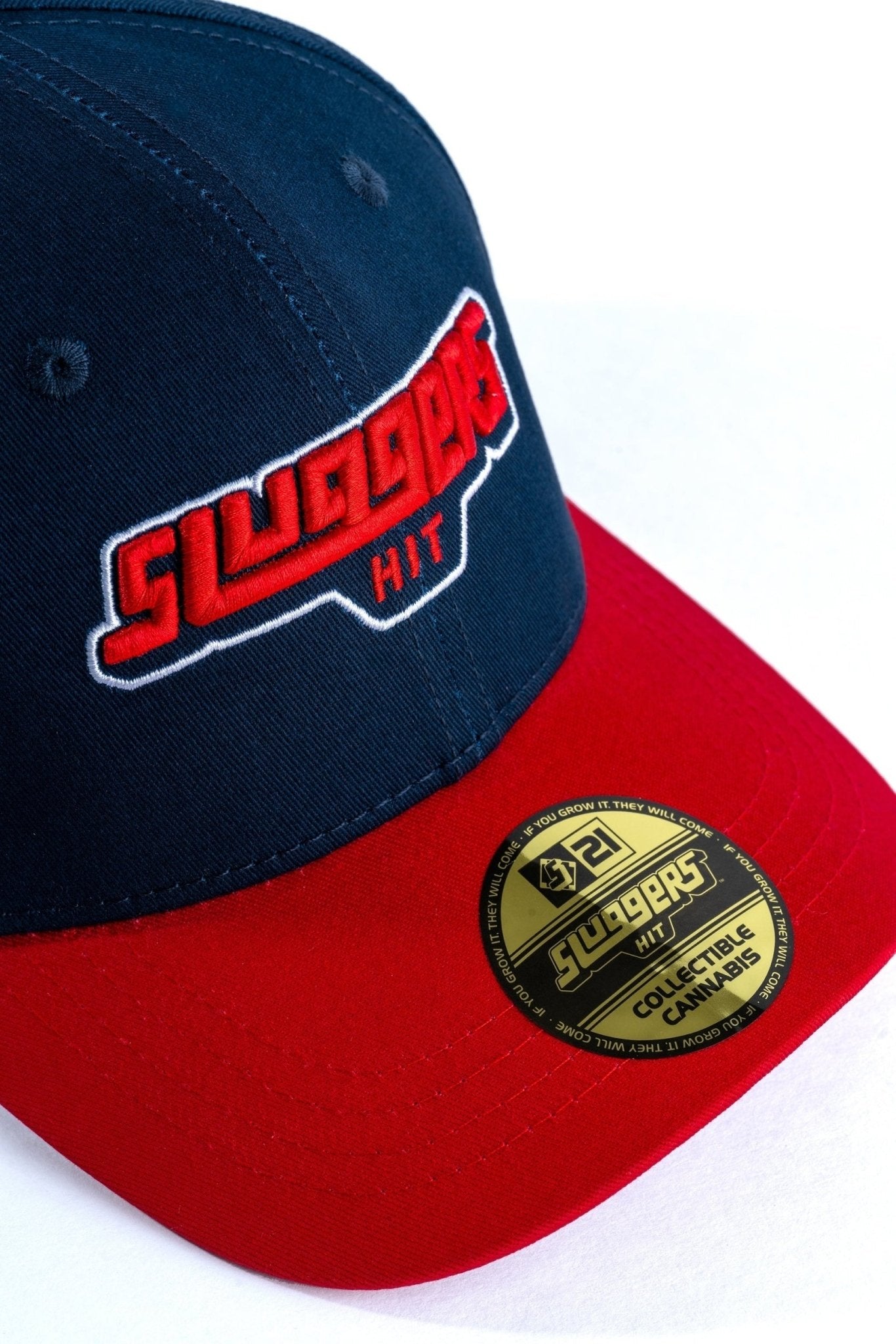 Navy/Red Logo Hat - Hat - Sluggers