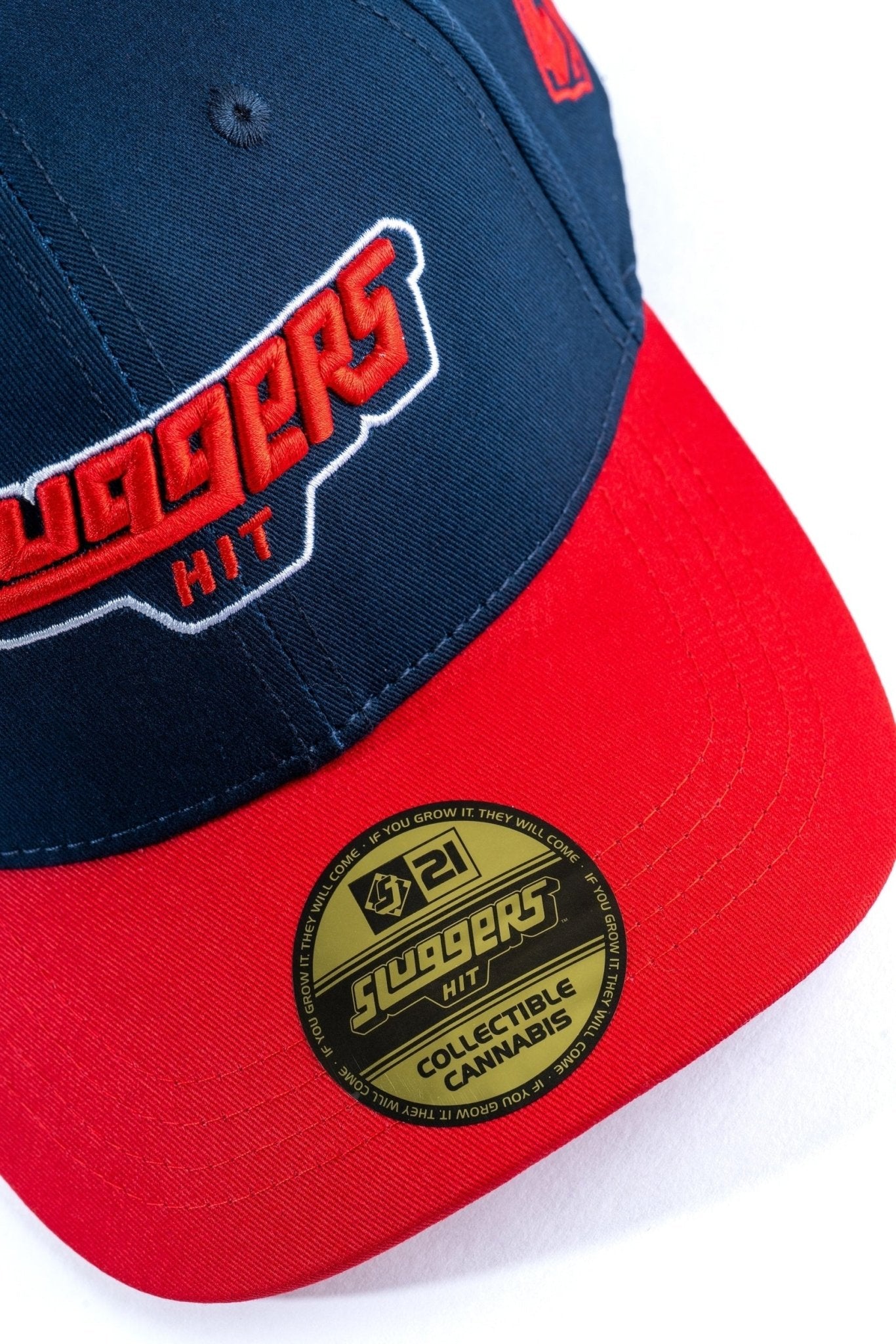 Navy/Red Logo Hat - Hat - Sluggers