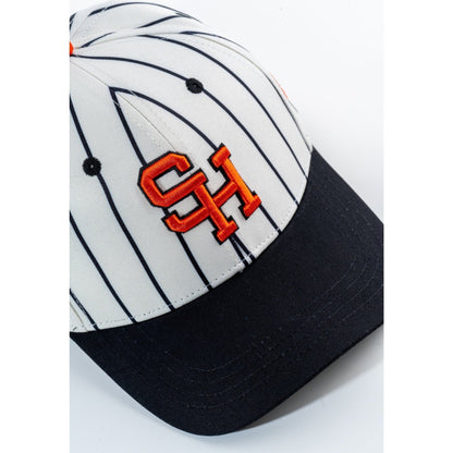 Orange Pinstripe Hat - Hat - Sluggers