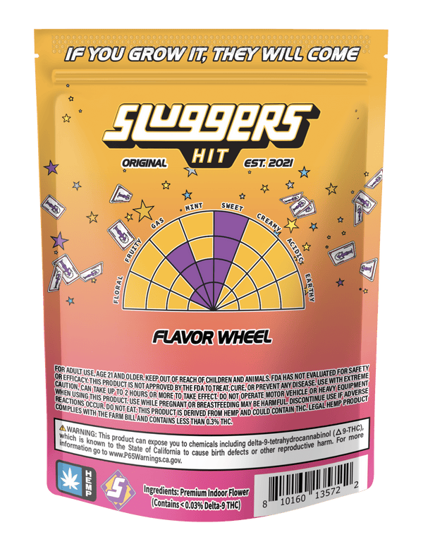Sluggers Hit Runtz Runtz Strain | Sweet & Balanced 3.5G Hybrid Flower – Sluggers