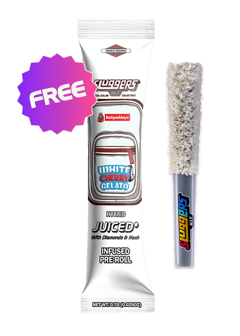 FREE White Cherry Gelato 1pk For New Customers | 21% THC – Sluggers